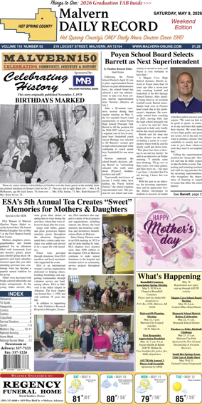 Cover of Malvern Daily Record