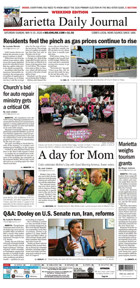 Cover of Marietta Daily Journal