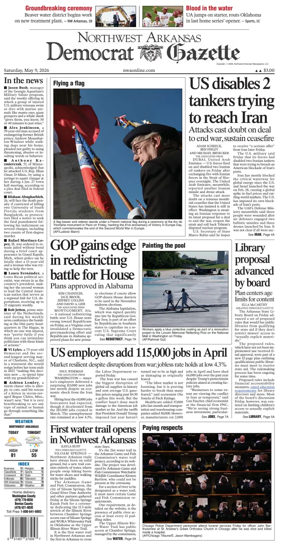 Cover of Northwest Arkansas Democrat-Gazette