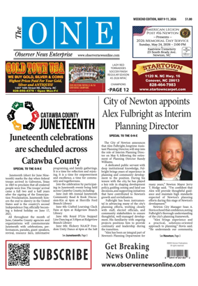 Cover of Observer News Enterprise