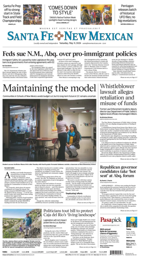 Cover of Santa Fe New Mexican