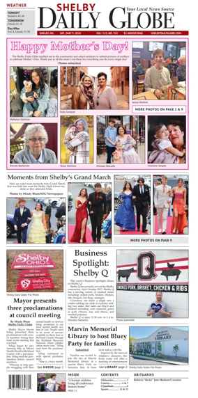 Cover of Shelby Daily Globe