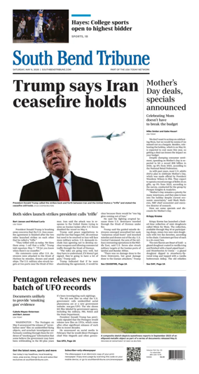 Cover of South Bend Tribune