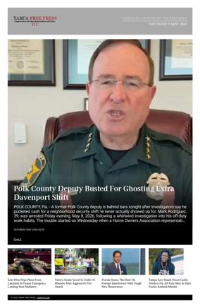 Cover of Tampa Free Press