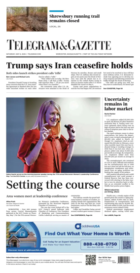 Cover of Telegram & Gazette