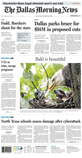 Cover of The Dallas Morning News