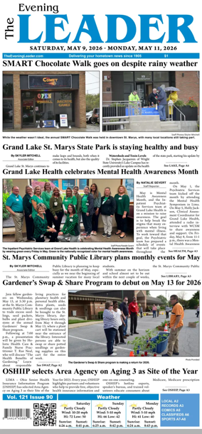 Cover of The Evening Leader