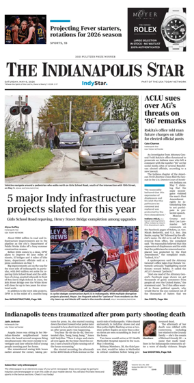 Cover of The Indianapolis Star