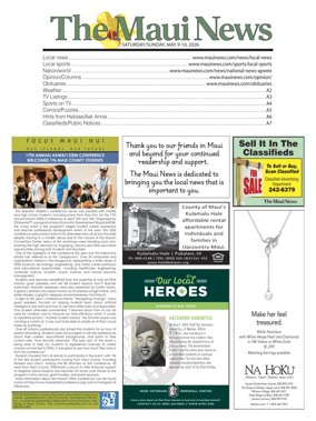 Cover of The Maui News - Weekender