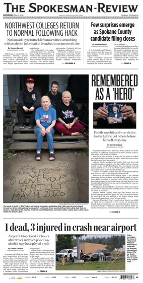 Cover of The Spokesman-Review (Spokane)