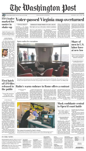 Cover of The Washington Post