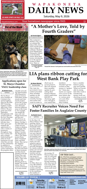 Cover of Wapakoneta Daily News