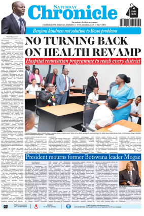 Cover of Chronicle (Zimbabwe)