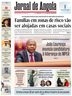 Cover of Jornal de Angola