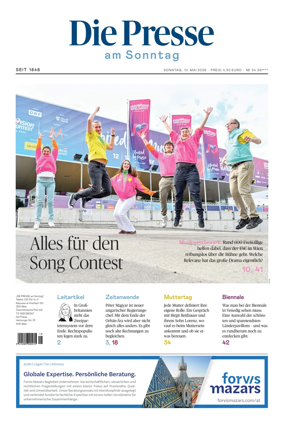Cover of Die Presse am Sonntag