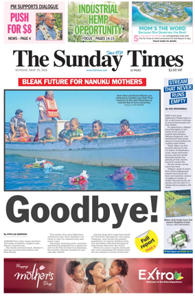 Cover of The Fiji Times