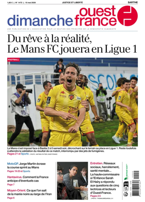 Cover of Dimanche Ouest France (Sarthe)