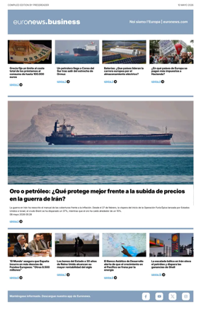 Cover of Euronews Business (Spanish) Compiled Edition