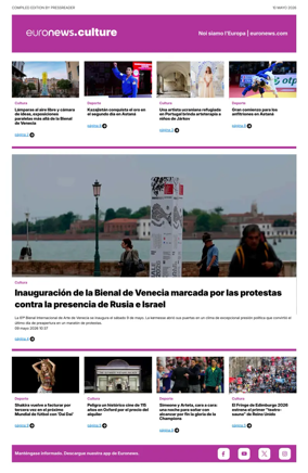 Cover of Euronews Culture and Sport (Spanish) Compiled Edition