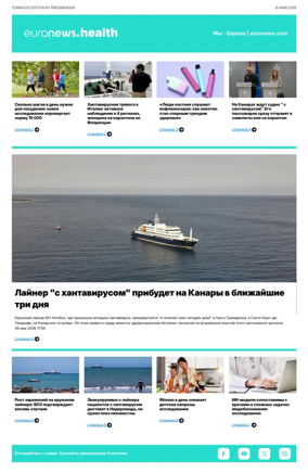 Cover of Euronews Health (Russian) Compiled Edition