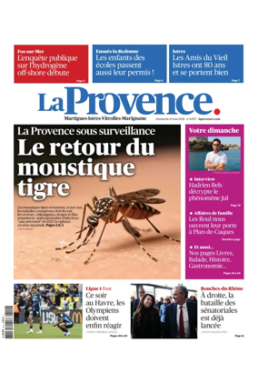 Cover of La Provence Martigues-Istres-Vitrolles-Marignane