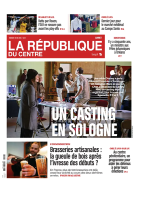 Cover of La Republique du Centre (Orleans - Loiret))