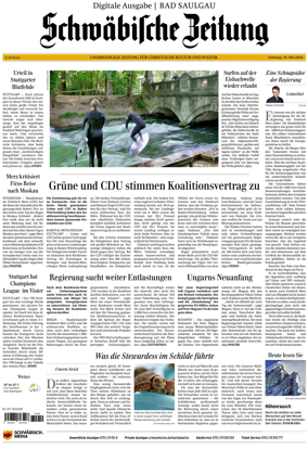 Cover of Schwabische Zeitung (Bad Saulgau)