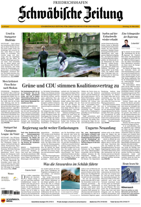 Cover of Schwabische Zeitung (Friedrichshafen)