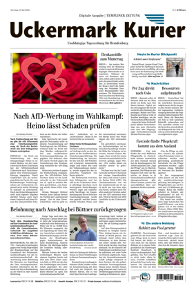 Cover of Templiner Zeitung