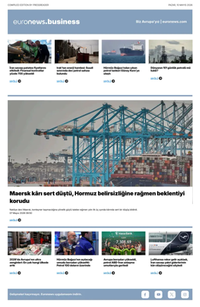 Cover of Euronews Business (Turkish) Compiled Editions