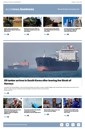Cover of Euronews Business