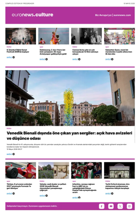 Cover of Euronews Culture and Sport (Turkish) Compiled Edition
