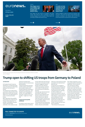 Cover of EuroNews (English Edition)