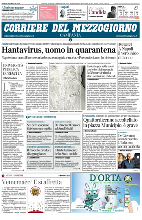 Cover of Corriere del Mezzogiorno (Campania)