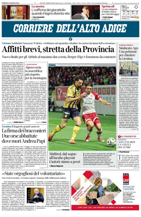 Cover of Corriere dell'Alto Adige