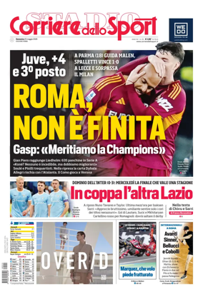 Cover of Corriere dello Sport (Lazio)