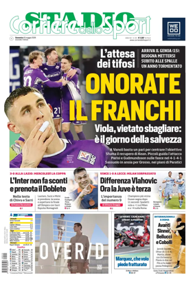 Cover of Corriere dello Sport Stadio (Firenze)