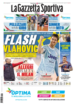 Cover of La Gazzetta dello Sport - Roma