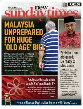 Cover of New Straits Times