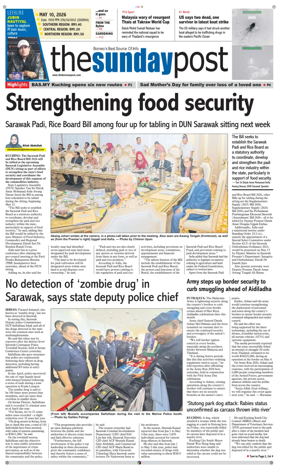 Cover of The Borneo Post (Sarawak)