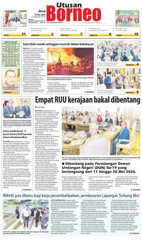 Cover of Utusan Borneo (Sarawak)