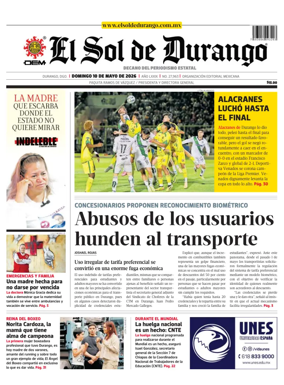 Cover of El Sol de Durango