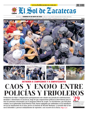Cover of El Sol de Zacatecas