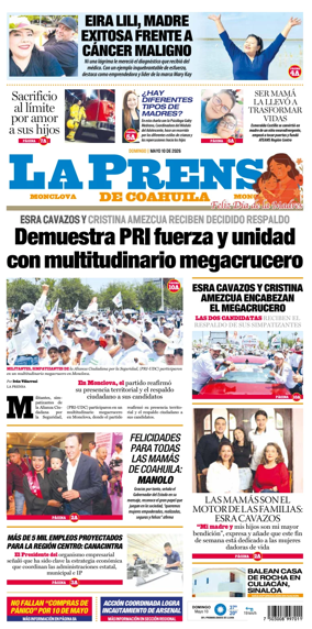 Cover of La Prensa de Coahuila