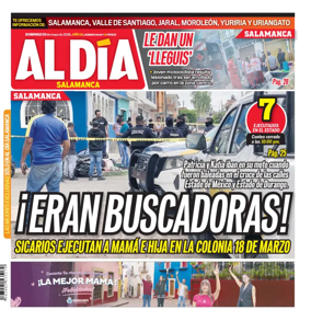 Cover of Periodico Al Dia (Salamanca)