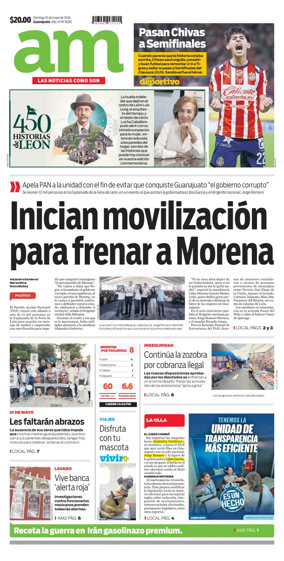 Cover of Periodico AM (Leon)