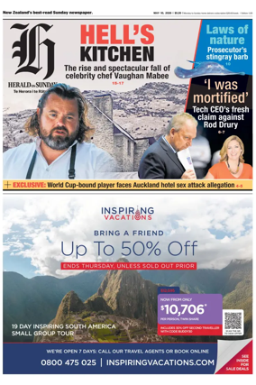 Cover of Herald on Sunday