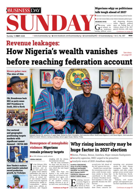 Cover of Business Day (Nigeria)