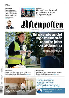 Cover of Aftenposten