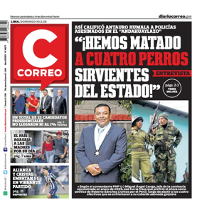 Cover of Diario Correo